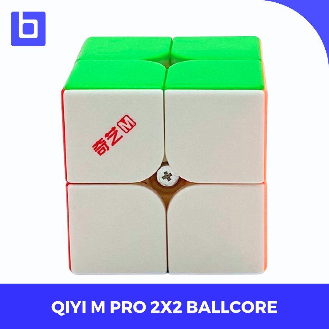 Cube QiYi M Pro 2x2 Stickerless Original Magnet Games