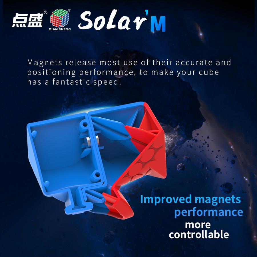 Cube Diansheng Solar Magnetic UV Coated Original