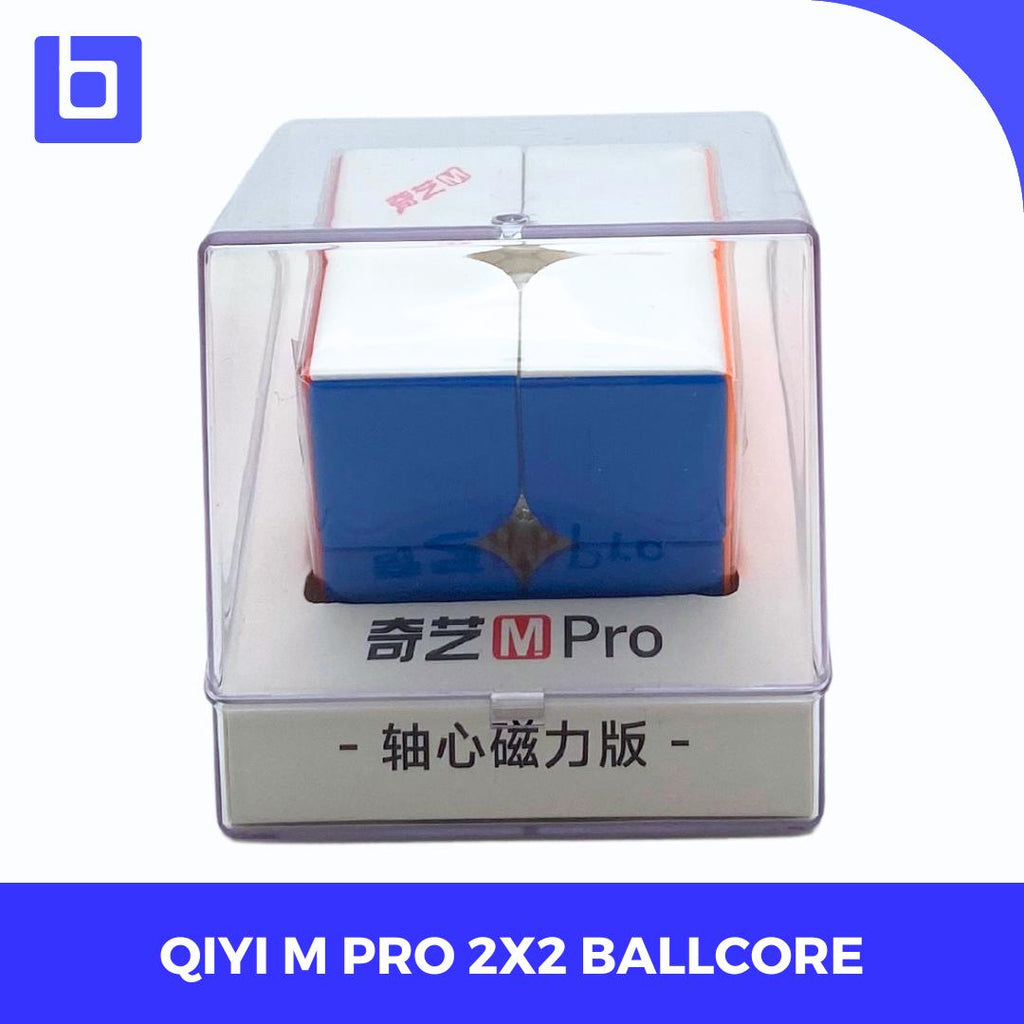Cube QiYi M Pro 2x2 Stickerless Original Magnet Games