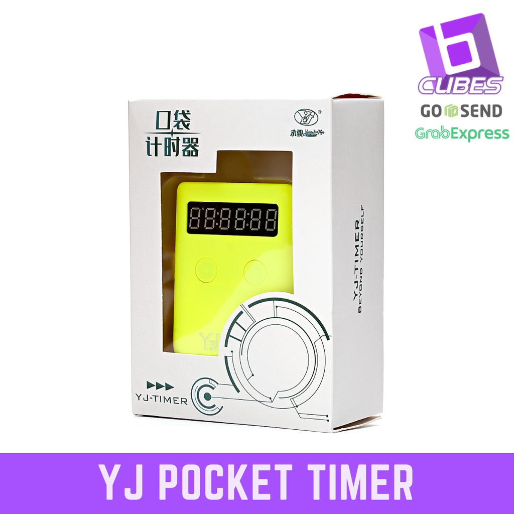 Yongjun Pocket Cube Timer - YJ POCKET CUBE TIMER - Pocket Timer Yellow - Yj Pocket Cube Timer