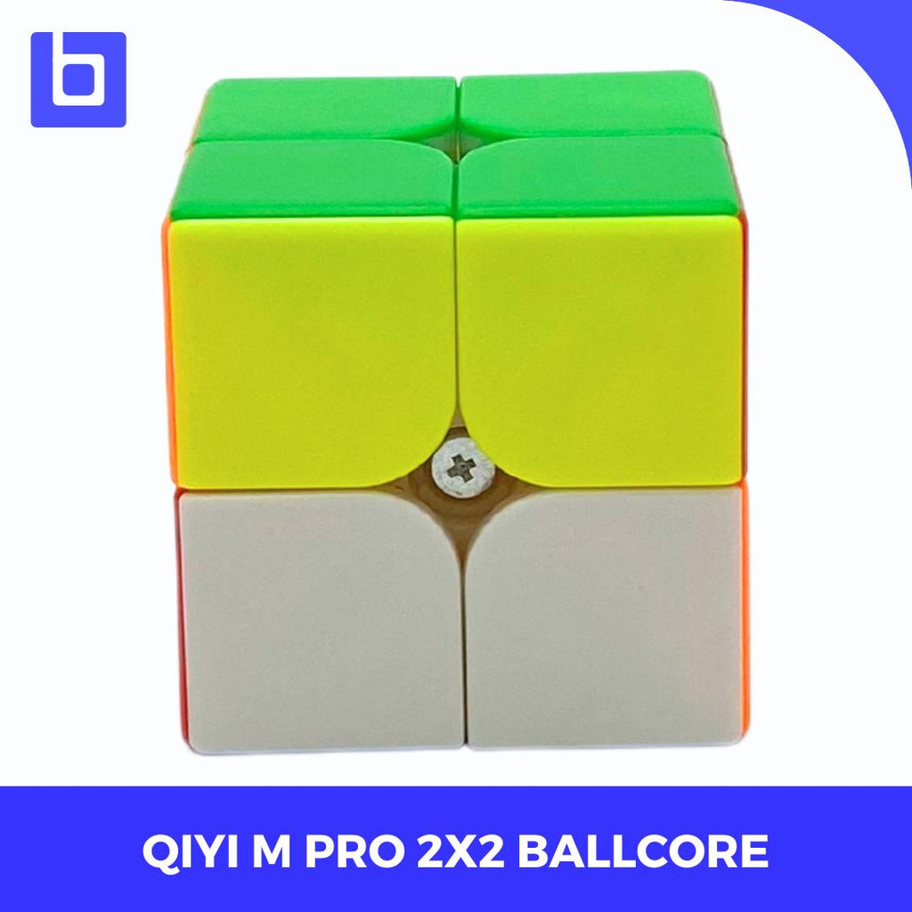 Cube QiYi M Pro 2x2 Stickerless Original Magnet Games