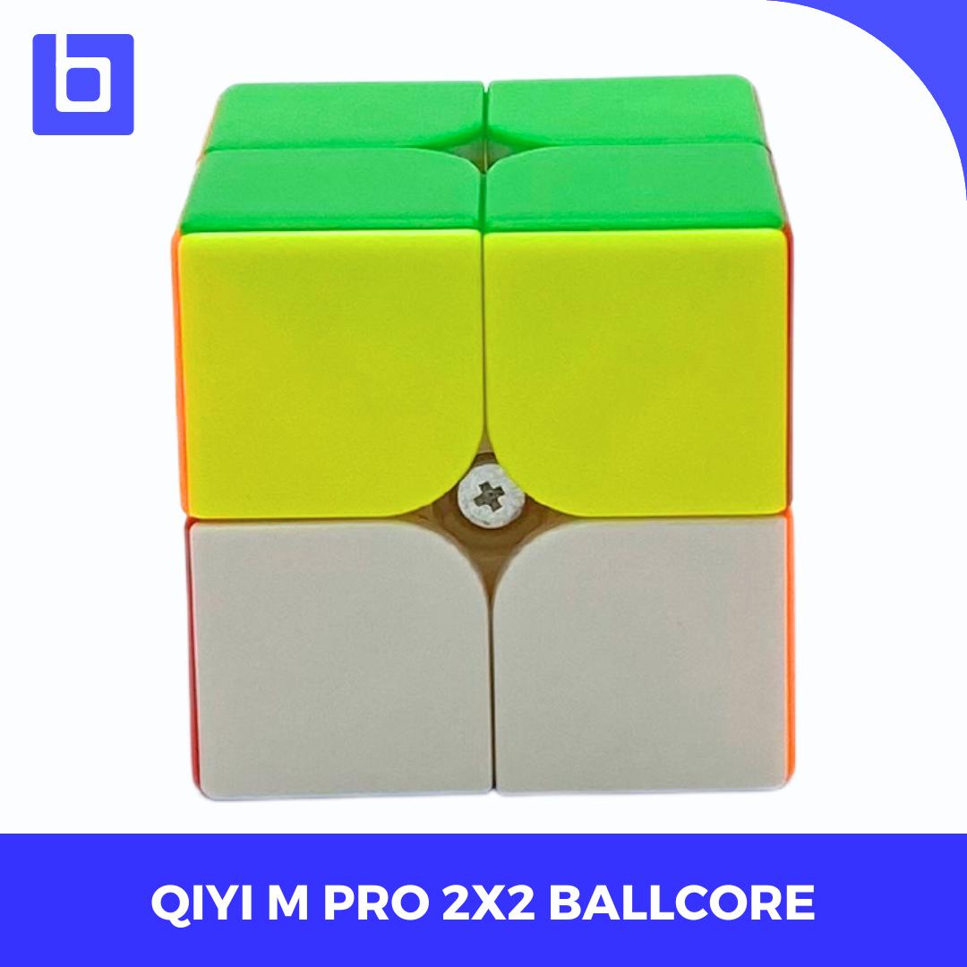 Cube QiYi M Pro 2x2 Stickerless Original Magnet Games