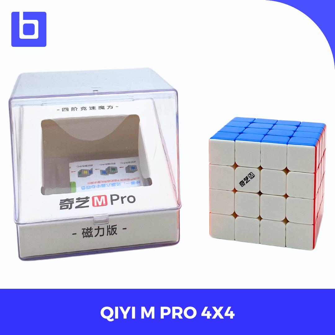 Cube 4x4 Magnetik Qiyi M Pro Stickerless Original