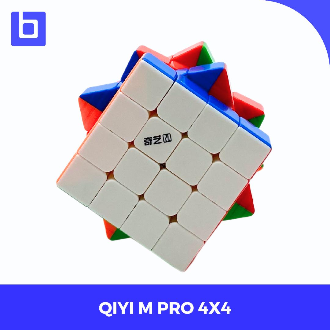 Cube 4x4 Magnetik Qiyi M Pro Stickerless Original