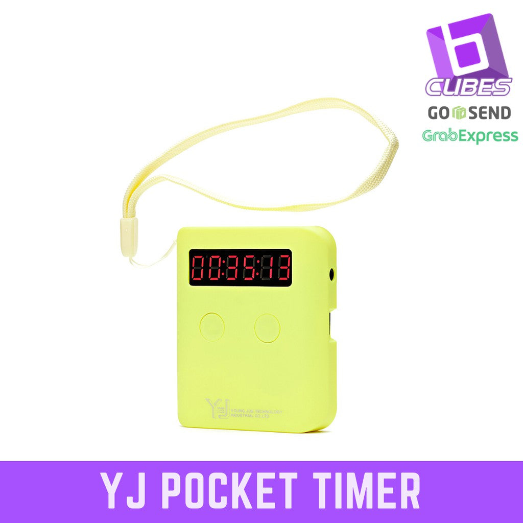 Yongjun Pocket Cube Timer - YJ POCKET CUBE TIMER - Pocket Timer Yellow - Yj Pocket Cube Timer