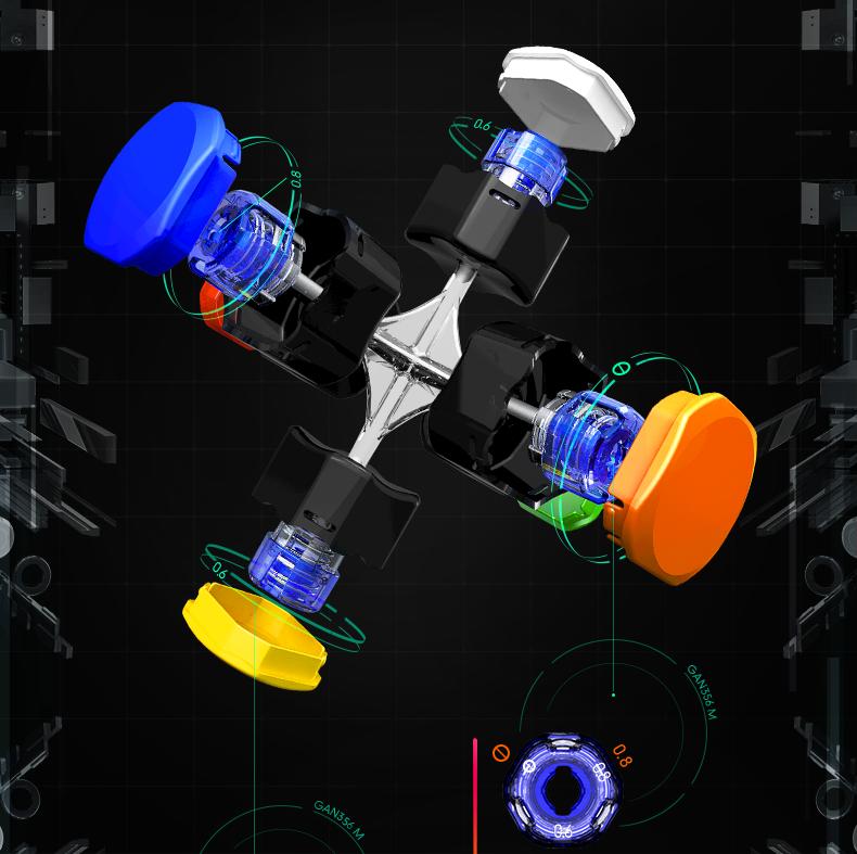 Cube 3x3 GAN 356 M Lightweighted Edition Tanpa GES 3x3 Stickerless