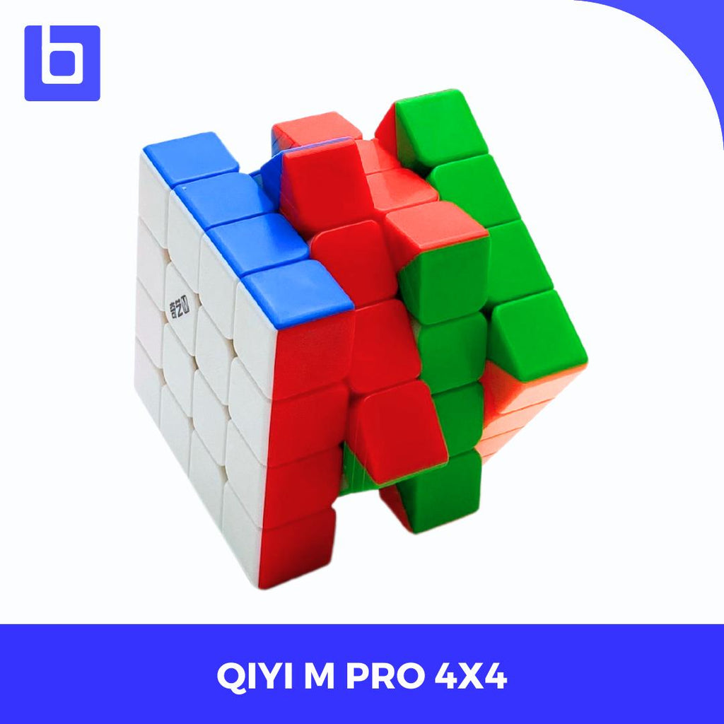 Cube 4x4 Magnetik Qiyi M Pro Stickerless Original