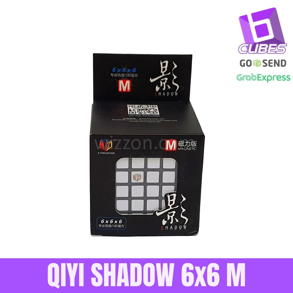 Cube 6x6 - Xman Shadow 6x6 M - QiYi 6x6 Shadow M - Qiyi Xman Shadow Magnetic - Shadow M