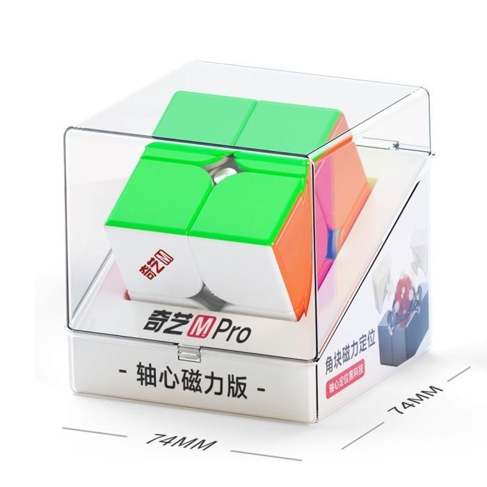 Cube QiYi M Pro 2x2 Stickerless Original Magnet Games