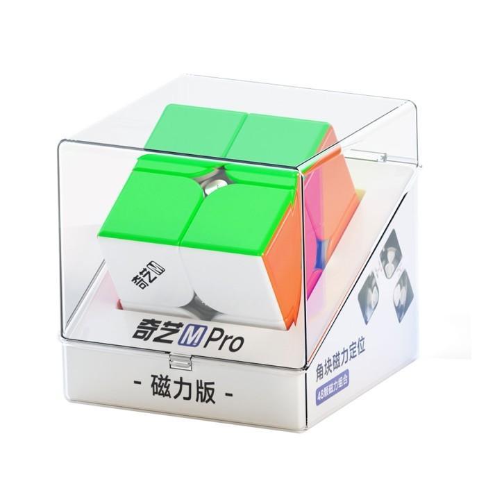 Cube QiYi M Pro 2x2 Stickerless Original Magnet Games