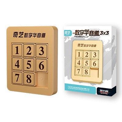 Cube TWISTY - Qiyi Magnetic number sliding klotski Primary (3x3)