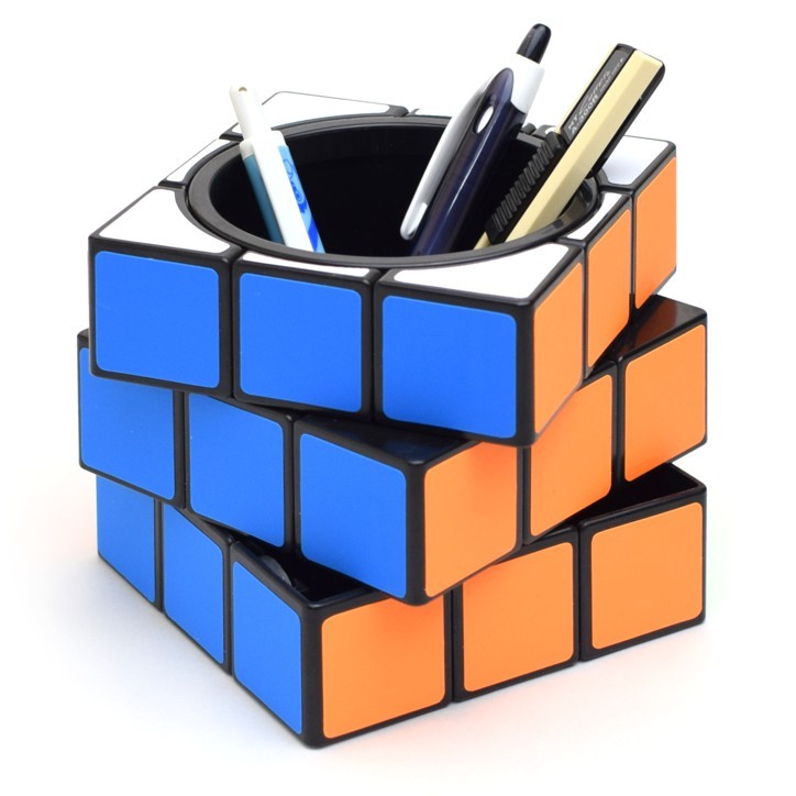 Cube 3x3 - Z PEN HOLDER - ZCube Pen Holder - Z Cube Pen Holder - Pen Holder Black