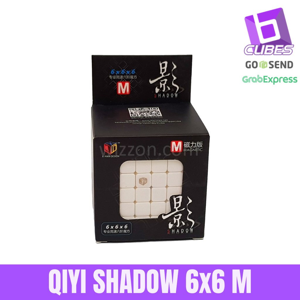 Cube 6x6 - Xman Shadow 6x6 M - QiYi 6x6 Shadow M - Qiyi Xman Shadow Magnetic - Shadow M