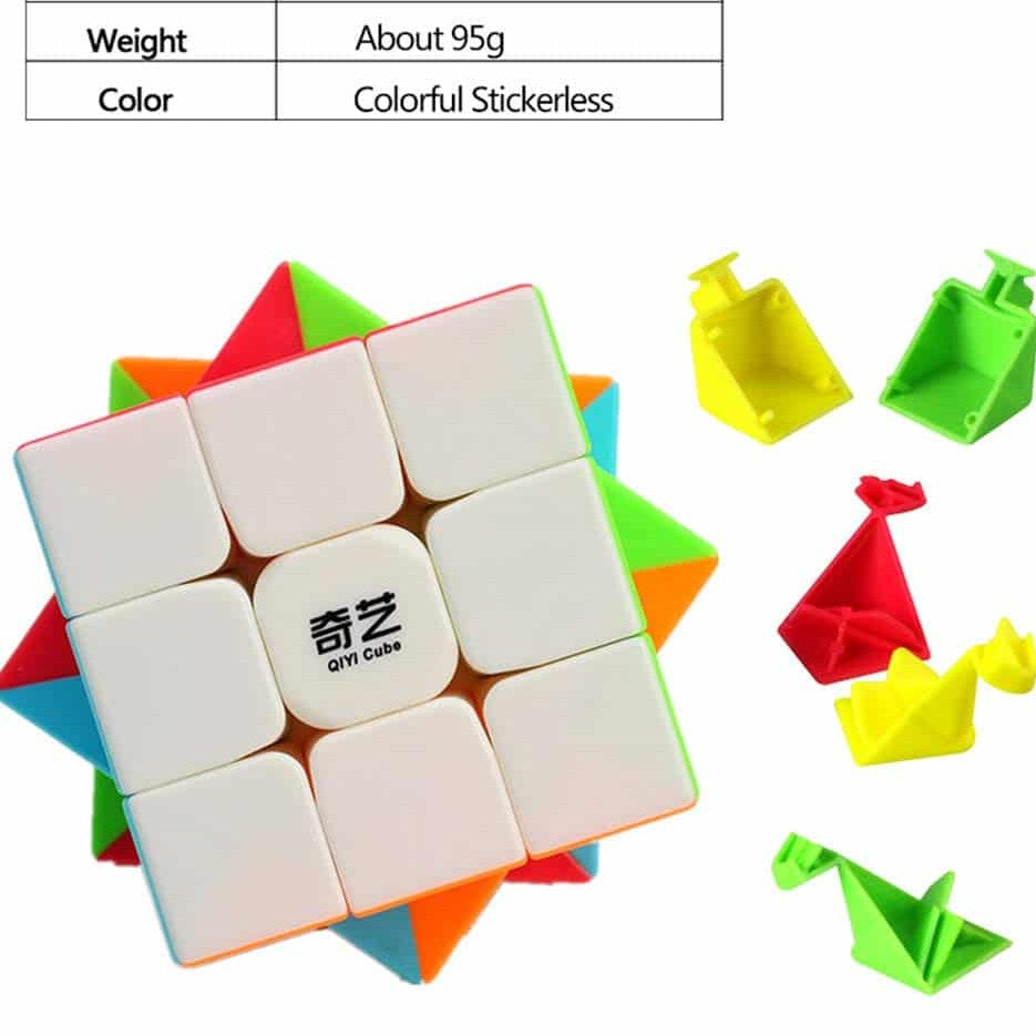 Cube 3x3 - QiYi 3x3 Warrior S - QiYi Warrior S 3x3 - QiYi Warrior S Stickerless RED - Warrior S