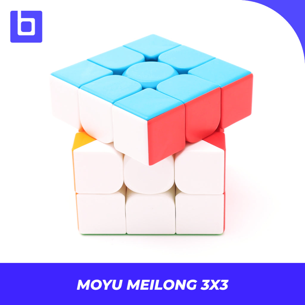 Cube 3x3 - Moyu 3x3 Meilong - MoYu Meilong 3x3 - 3.47 WCA Meilong - Meilong Stickerless