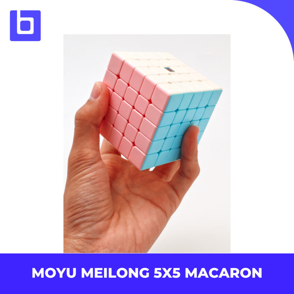Cube 5x5 Moyu Meilong 5 Stickerless Macaron 5x5 Original