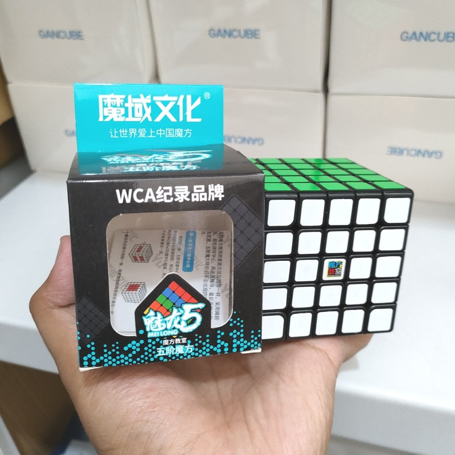 Cube 5x5 Moyu Meilong 5x5 Black Base Original