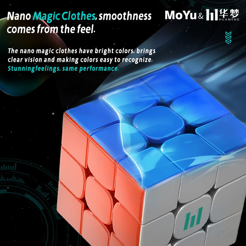 Cube 3x3 Moyu Huameng YS3M Magnetic / Maglev / Ball Core 3x3