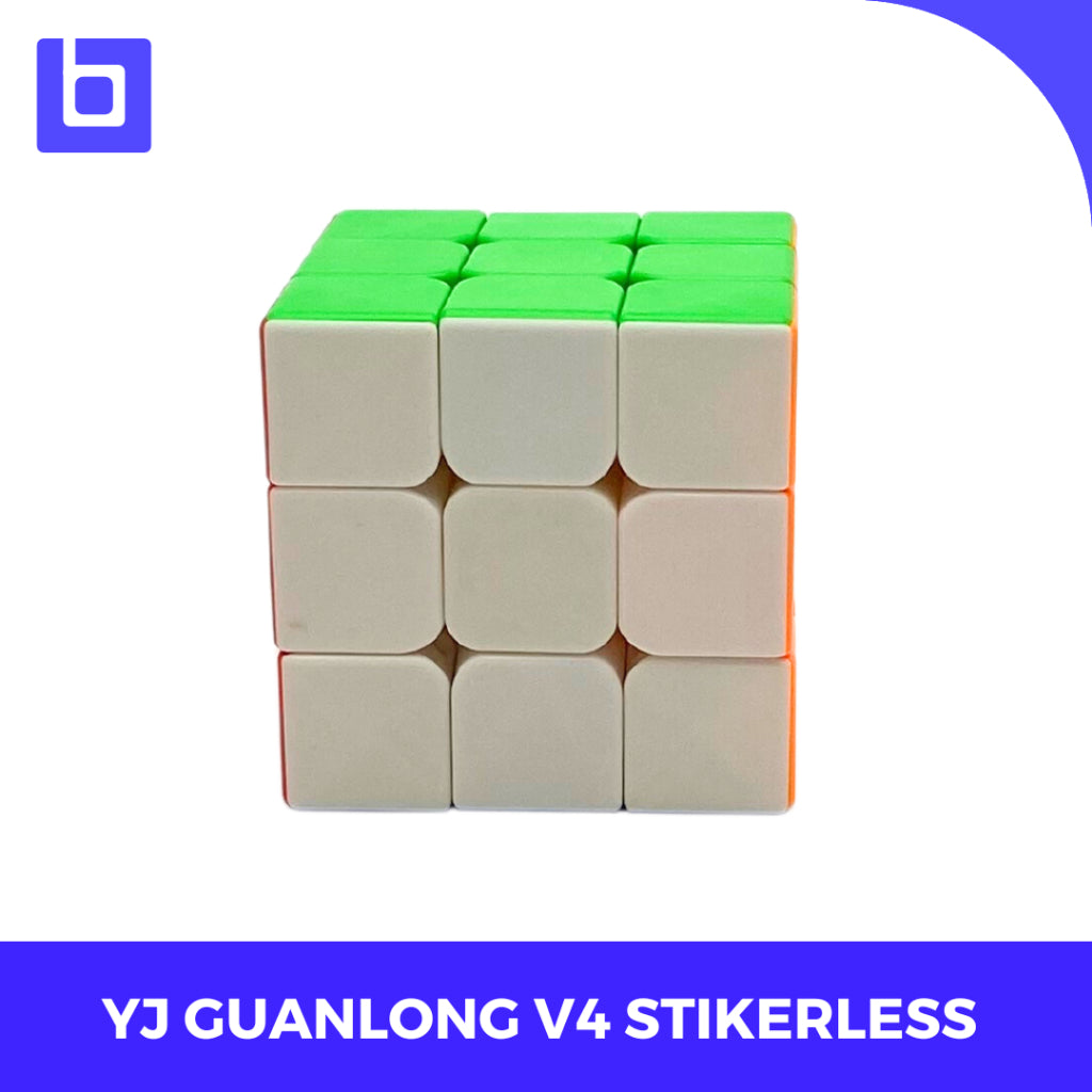 Cube 3x3 Yongjun Yong Jun YJ Guanlong V4 Black / Stickerless