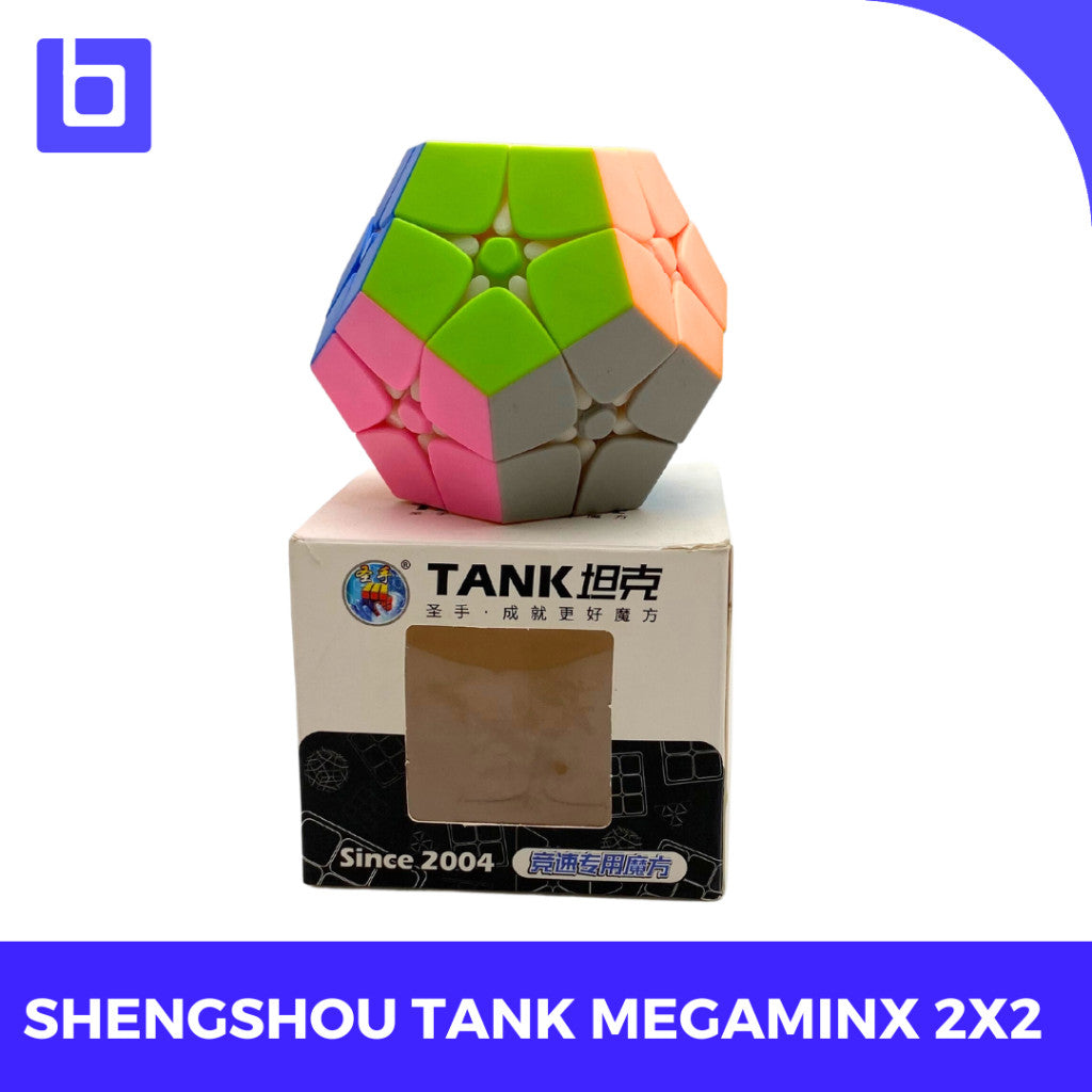 Cube 2x2 Shengshou Tank Megaminx 2x2 Stickerless Original