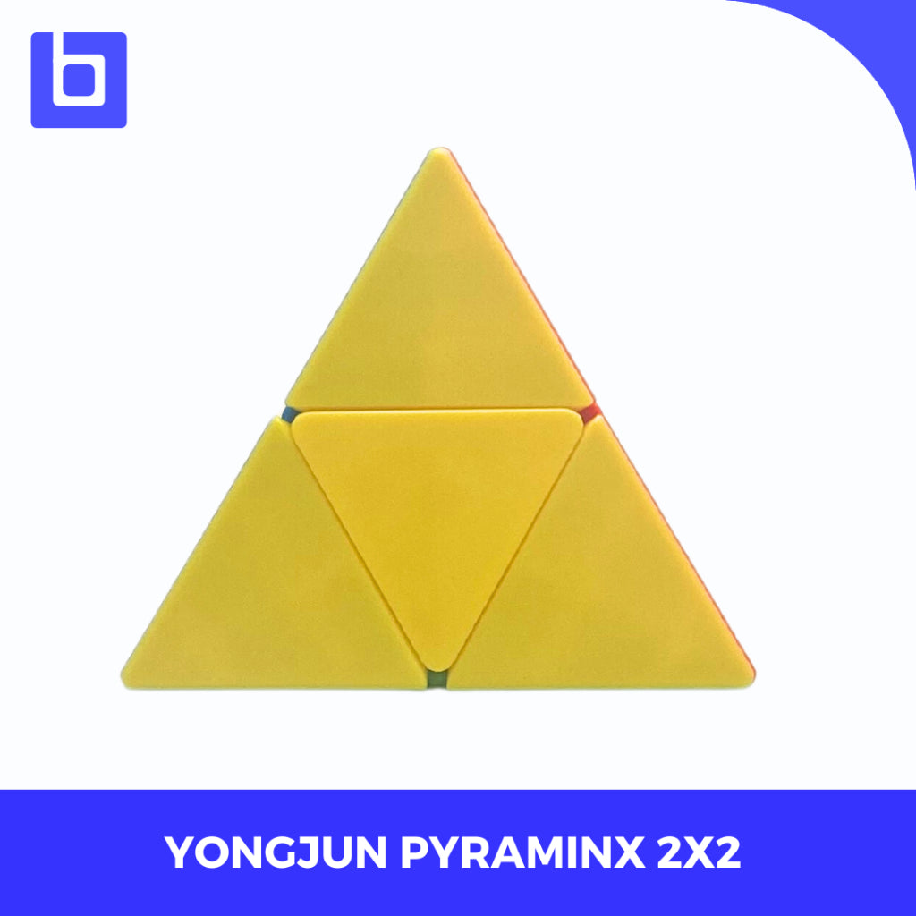 Cube Pyraminx - YJ 2x2 Pyraminx Stickerless Original