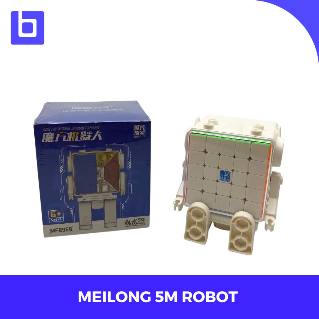 Cube 5x5 Moyu Meilong 5M Robot Case Magnetic Cube 5x5 Stickerless