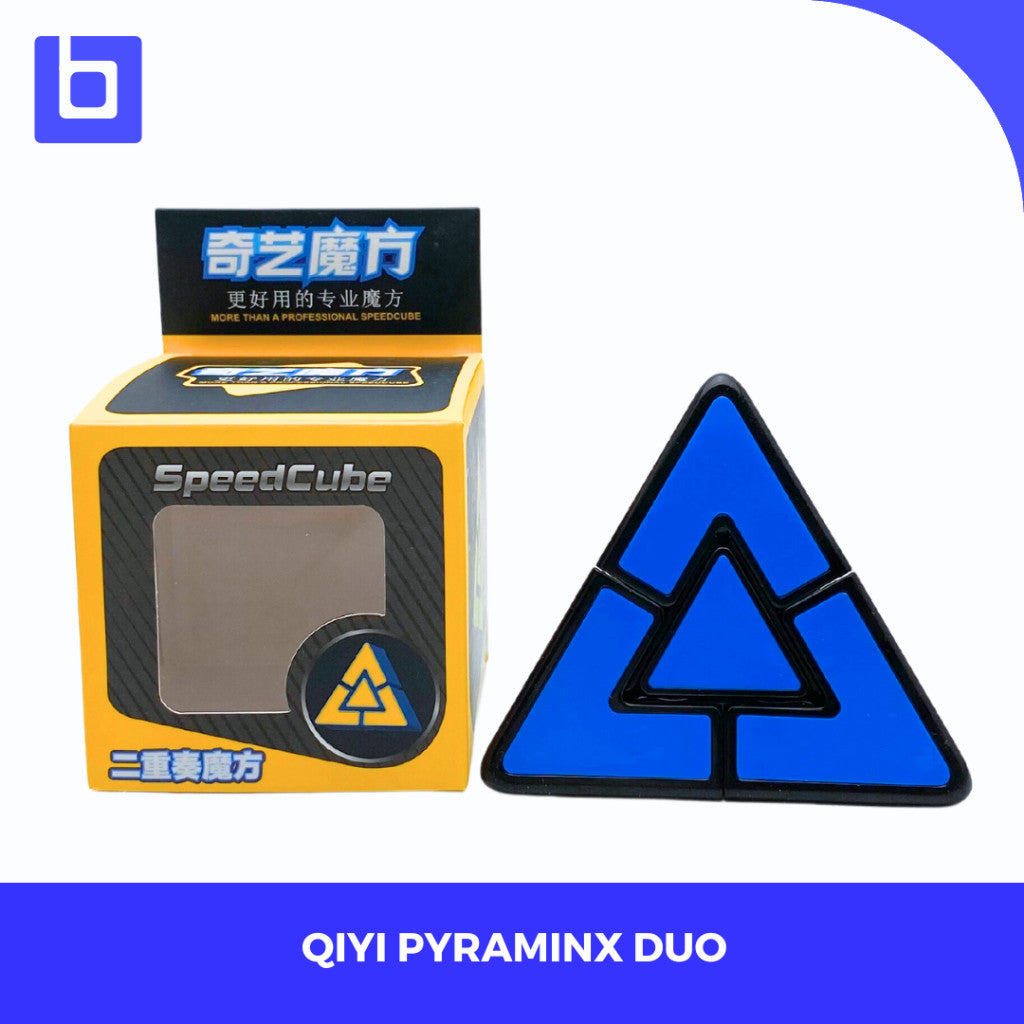 Cube Pyraminx - Qiyi Pyraminx Duo Black Base Original