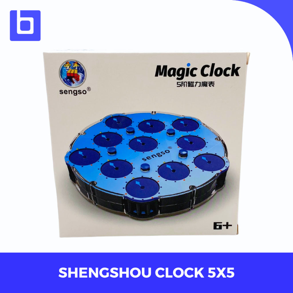 Cube Clock Shengshou Sengso Magnetic Clock 3x3 4x4 5x5 Original