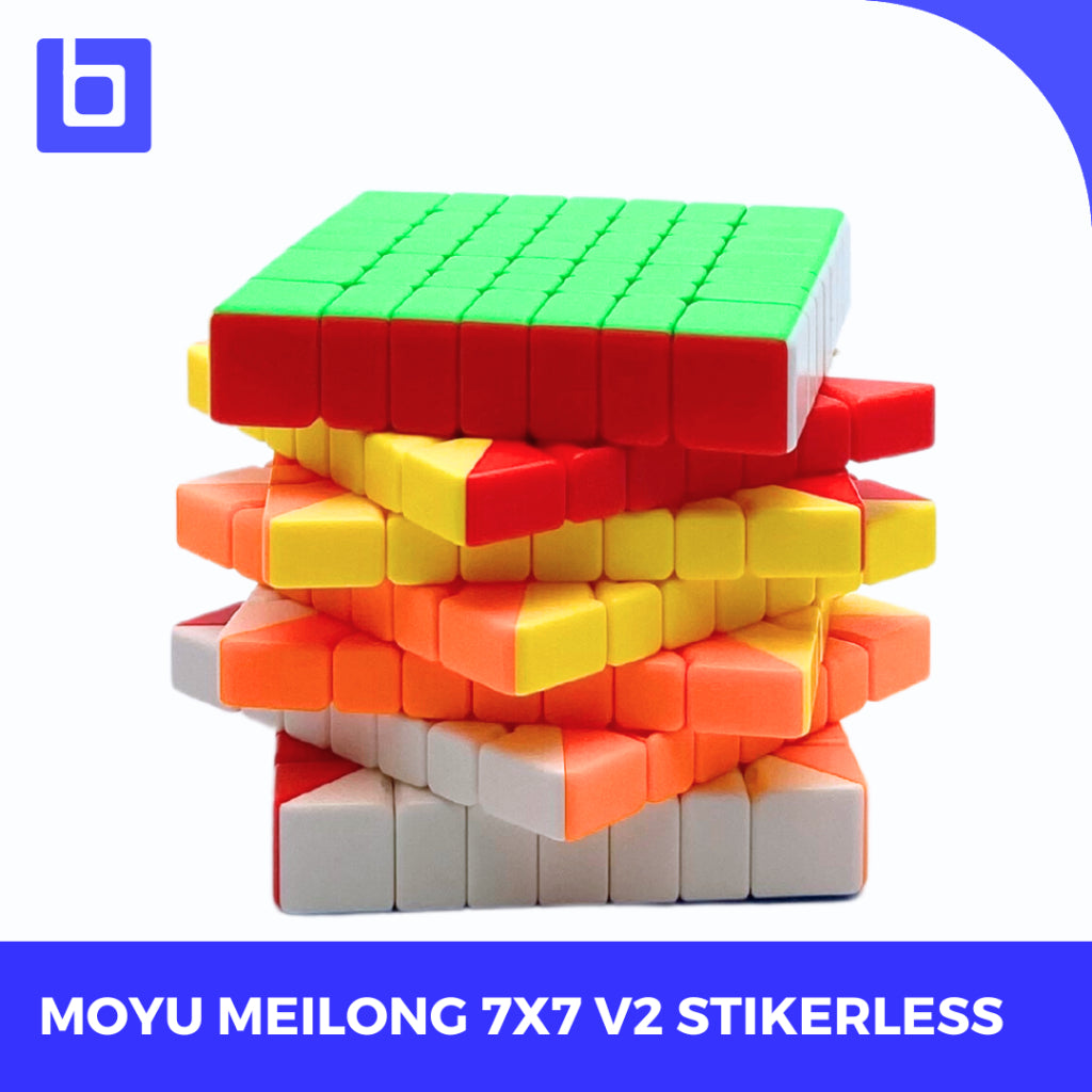 Cube 7x7 Moyu Meilong 7 V2 7x7 Stickerless Original