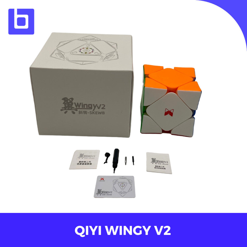 Cube Skewb Xman Wingy V2 Magnetic Skewb Stickerless