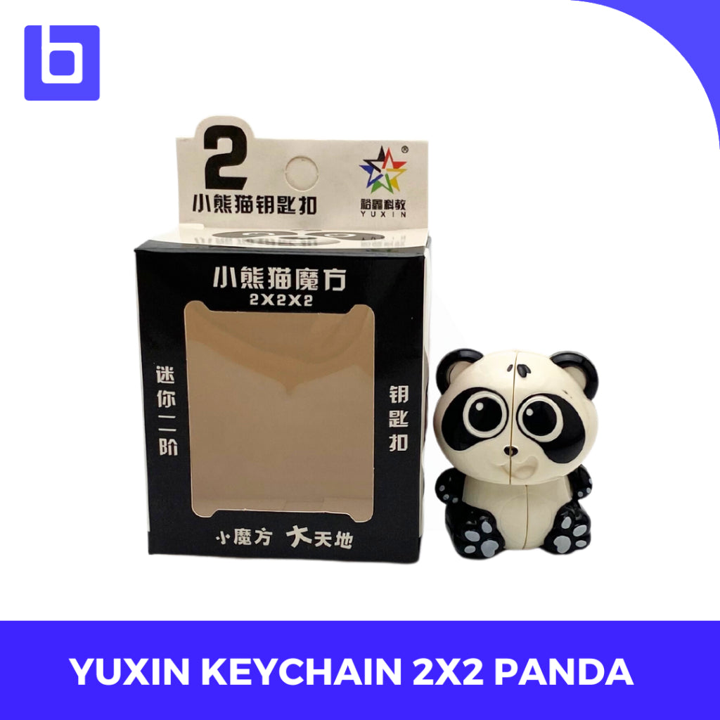 Cube Twisty Puzzle 2x2 - Yuxin Keychain Panda