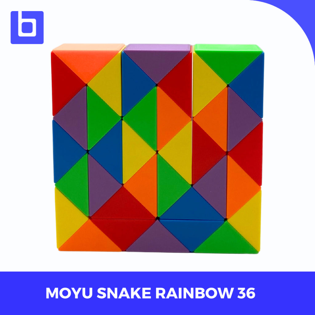Twisty Puzzle - Moyu Snake Rainbow 24 36 48 60 72