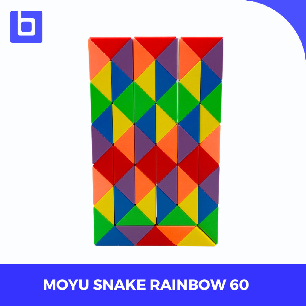 Twisty Puzzle - Moyu Snake Rainbow 24 36 48 60 72
