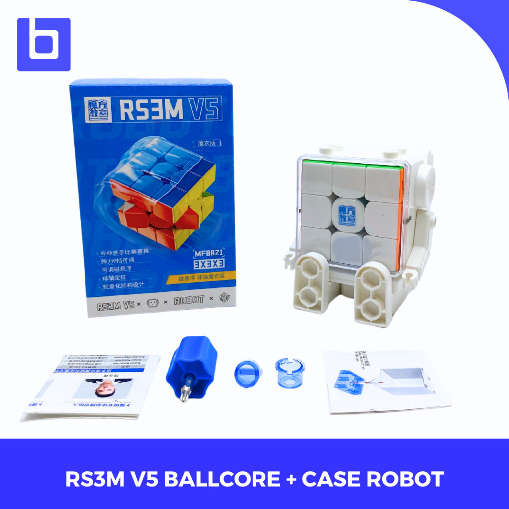 Cube 3x3 Cube Moyu Rs3m V5 Ballcore UV + RBT Original