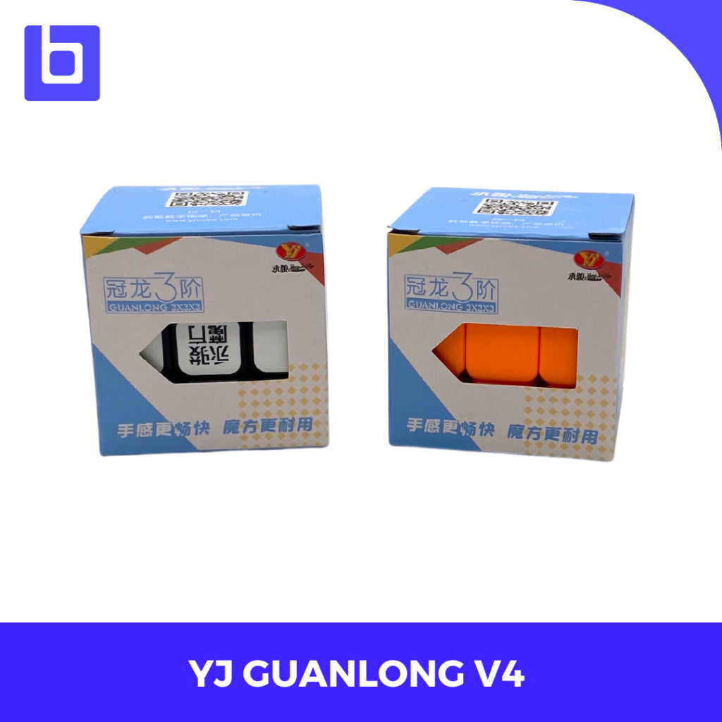 Cube 3x3 Yongjun Yong Jun YJ Guanlong V4 Black / Stickerless