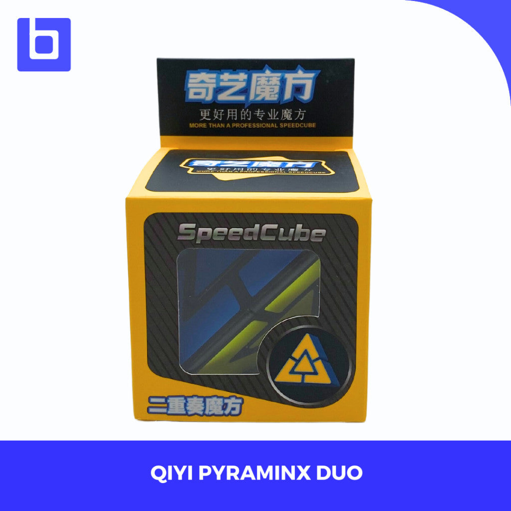 Cube Pyraminx - Qiyi Pyraminx Duo Black Base Original