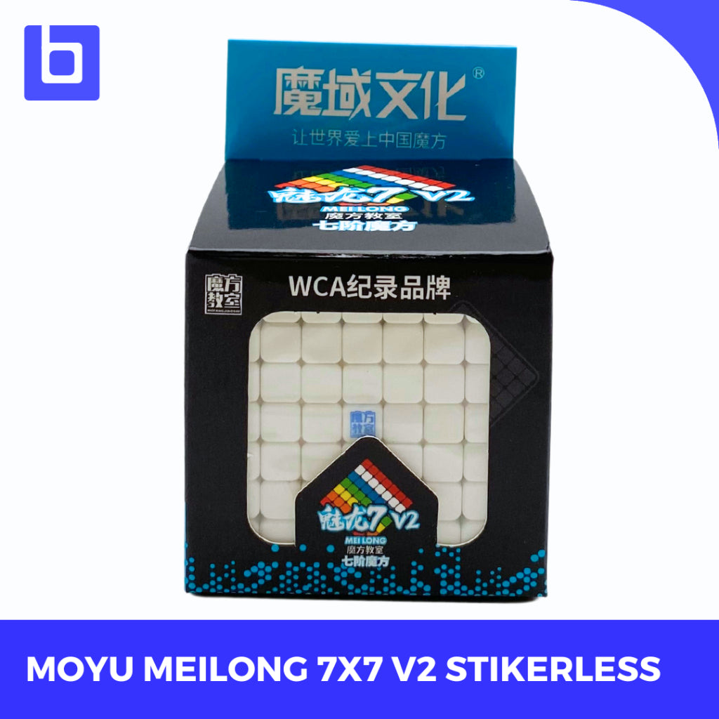 Cube 7x7 Moyu Meilong 7 V2 7x7 Stickerless Original