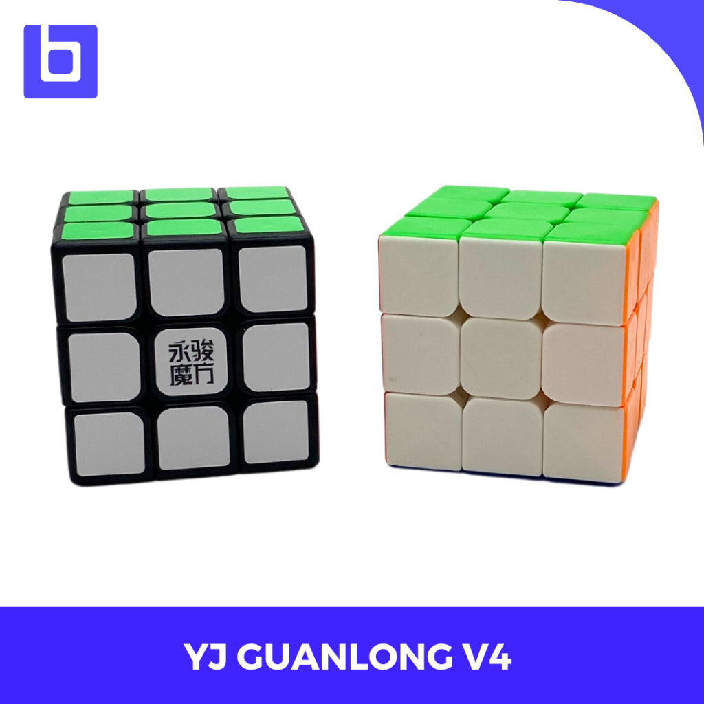 Cube 3x3 Yongjun Yong Jun YJ Guanlong V4 Black / Stickerless