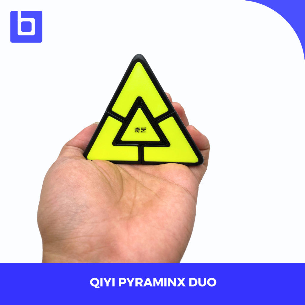 Cube Pyraminx - Qiyi Pyraminx Duo Black Base Original