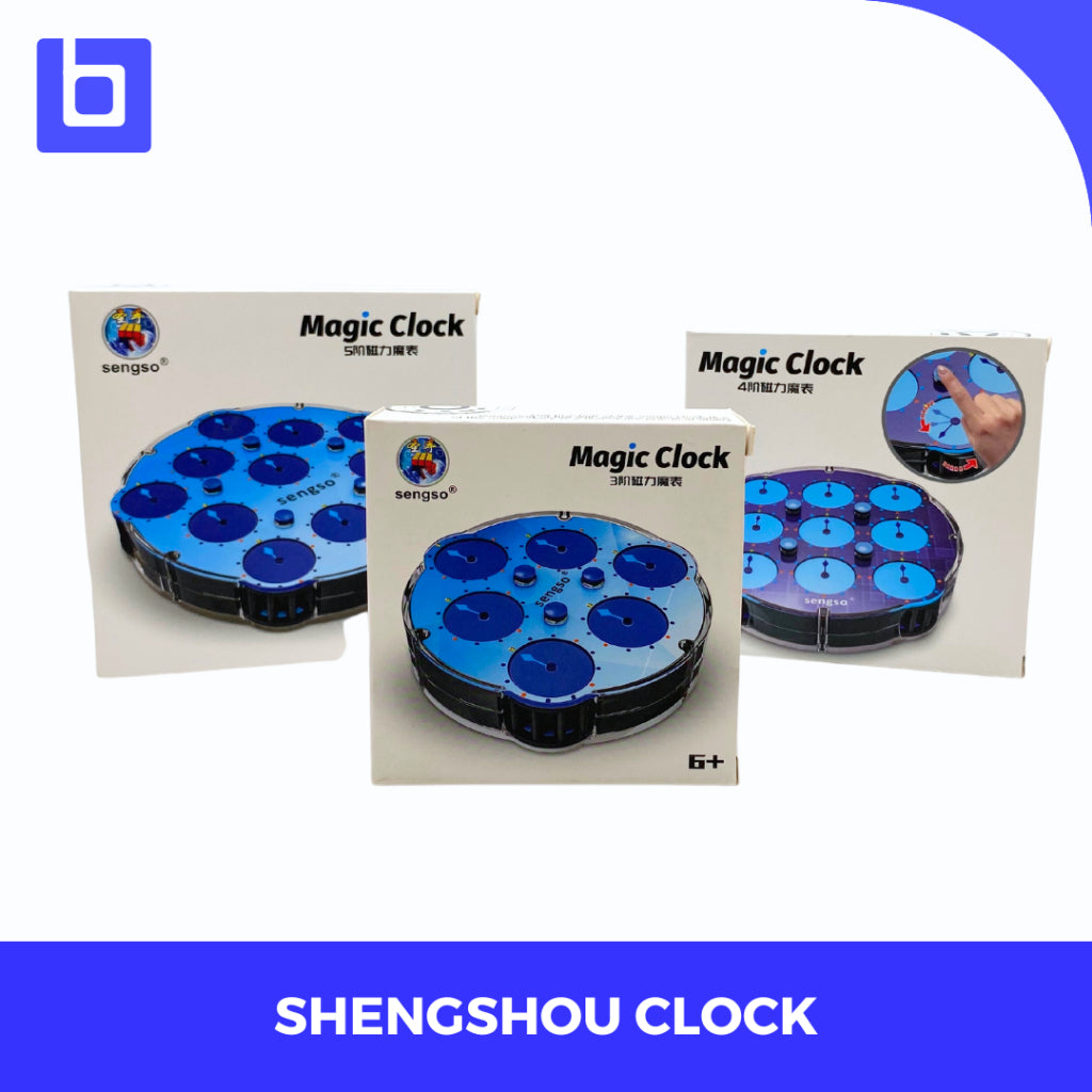 Cube Clock Shengshou Sengso Magnetic Clock 3x3 4x4 5x5 Original