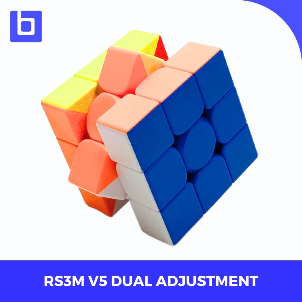 Cube 3x3 Cube Moyu Rs3m V5 Dual Adjustment Stickerless Original