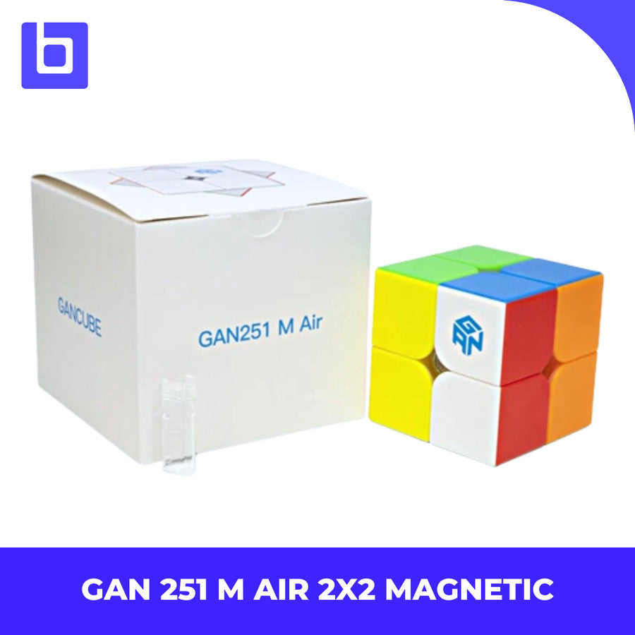 Cube 2x2 GAN 251 M Air Magnetic cube 2x2 Stickerless Original