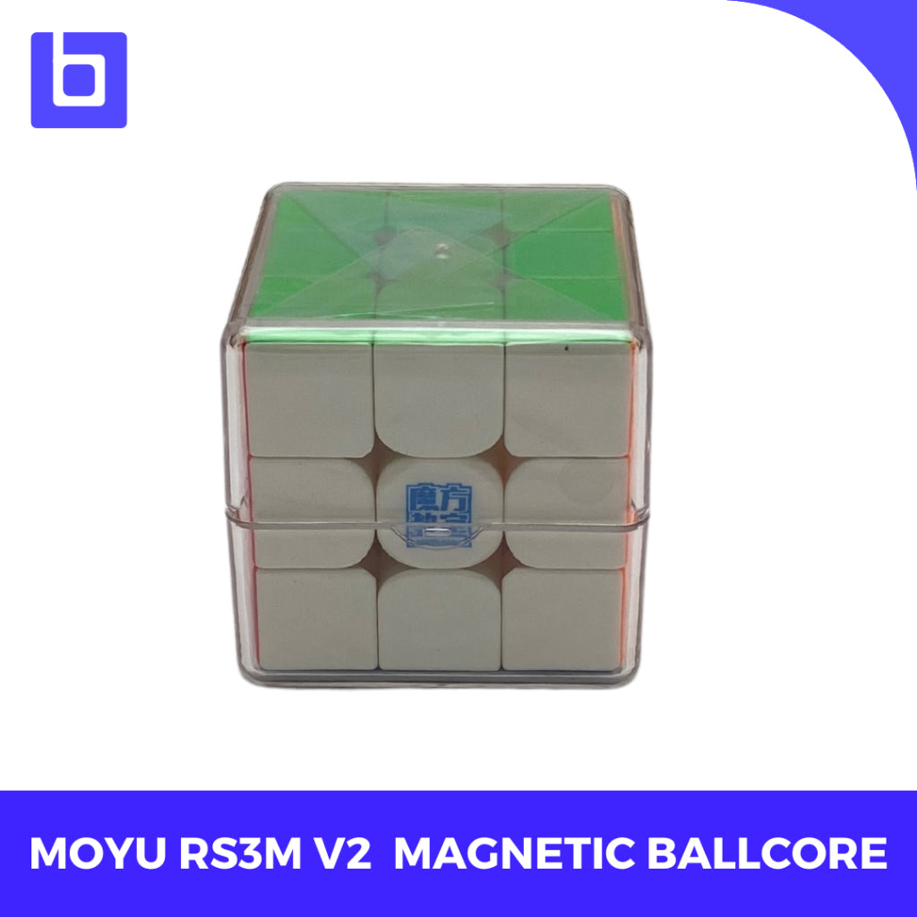 Cube 3X3 - MOYU SUPER RS3M V2 BALLCORE UV COATED STIKERLESS