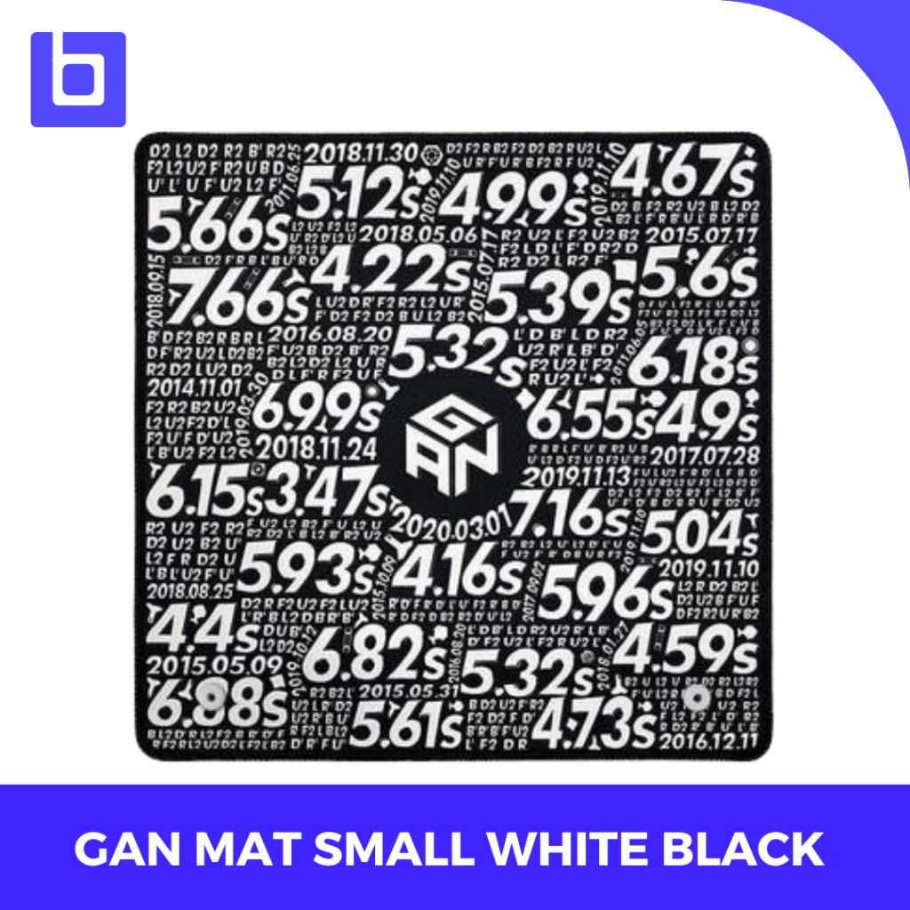 mat - carpet - GAN cube mat small - Mat Black White - alas Cube - Black connector