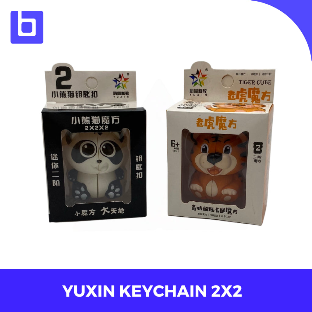 Cube Twisty Puzzle 2x2 - Yuxin Keychain Panda