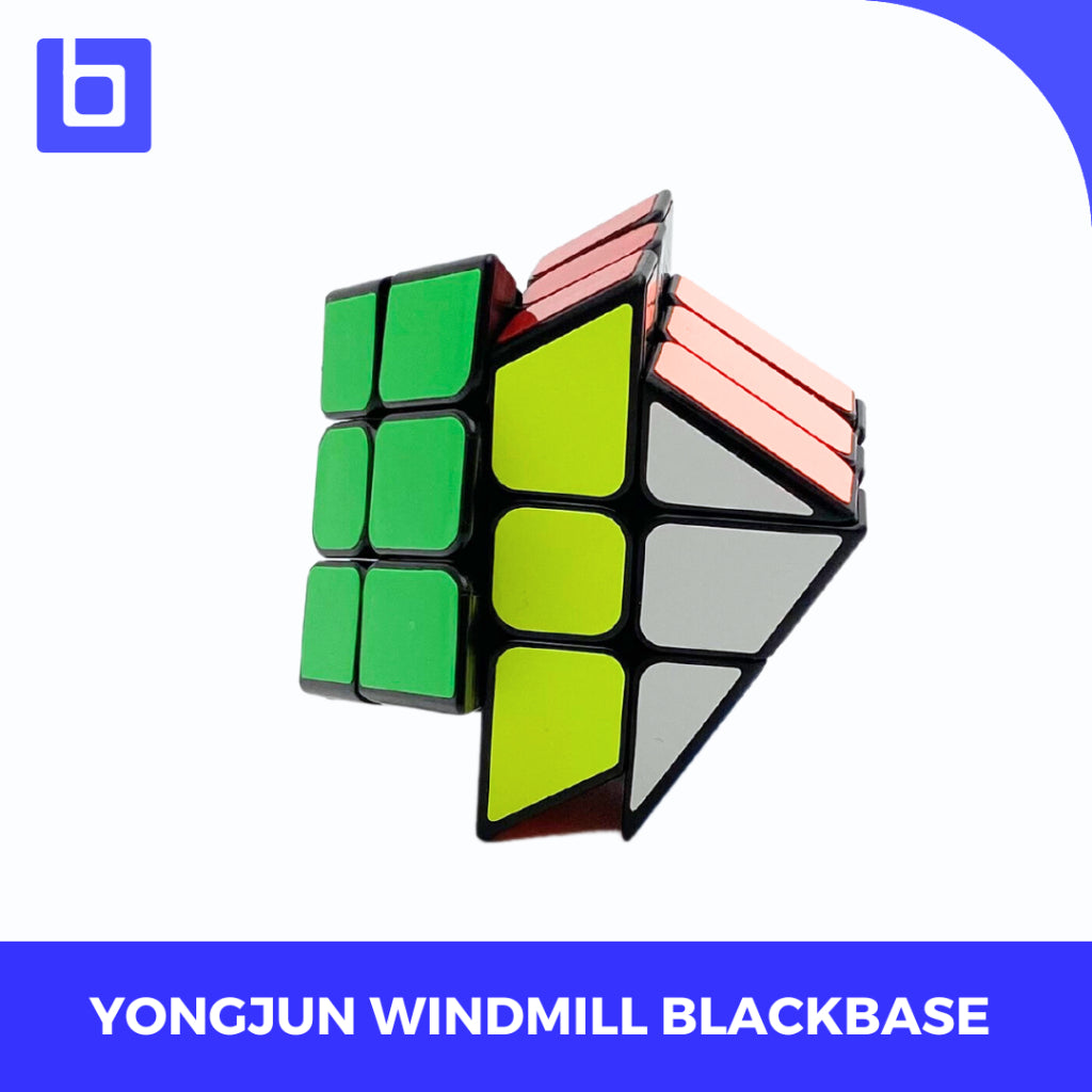 Cube 3x3 - Yongjun Windmill - Yj Fenghuolun - Yongjun Windmill Fenghuolun Black base - Yj Windmill