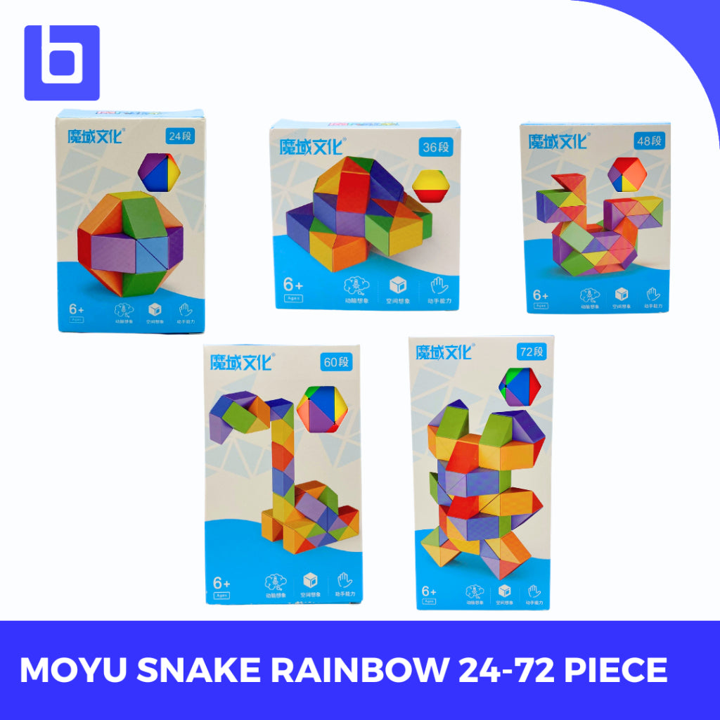 Twisty Puzzle - Moyu Snake Rainbow 24 36 48 60 72