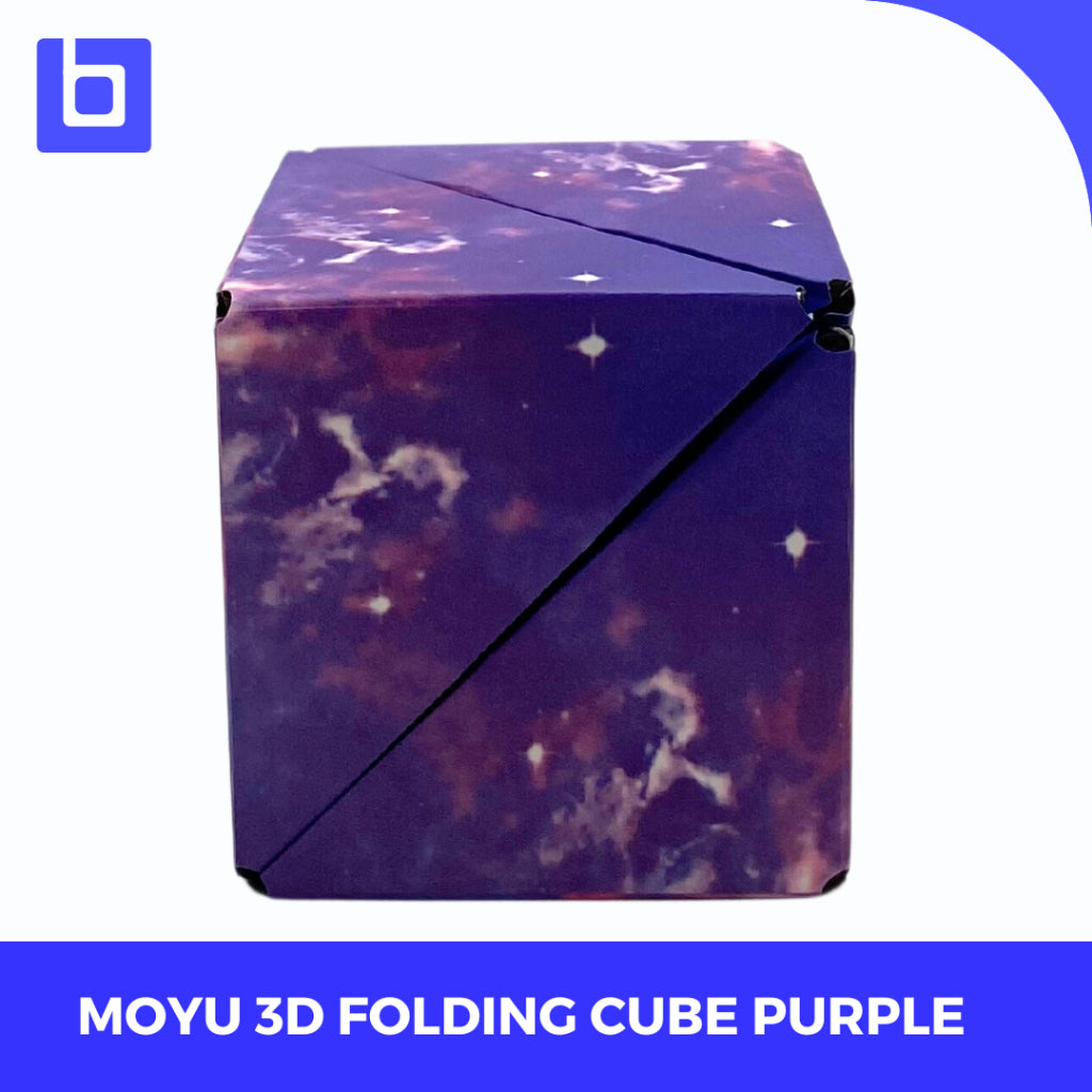 Twisty Puzzle - Moyu 3D Puzzle Folding Cube Trans Purple