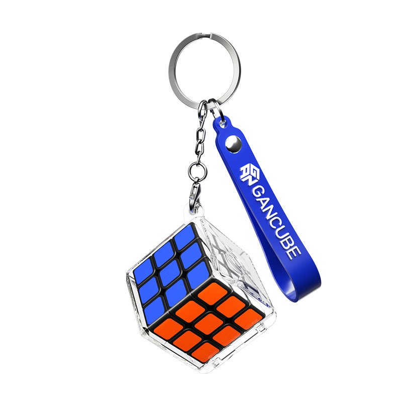 Cube 3x3 GAN 328 Keychain Black Gantungan Kunci Cube 3x3 Original