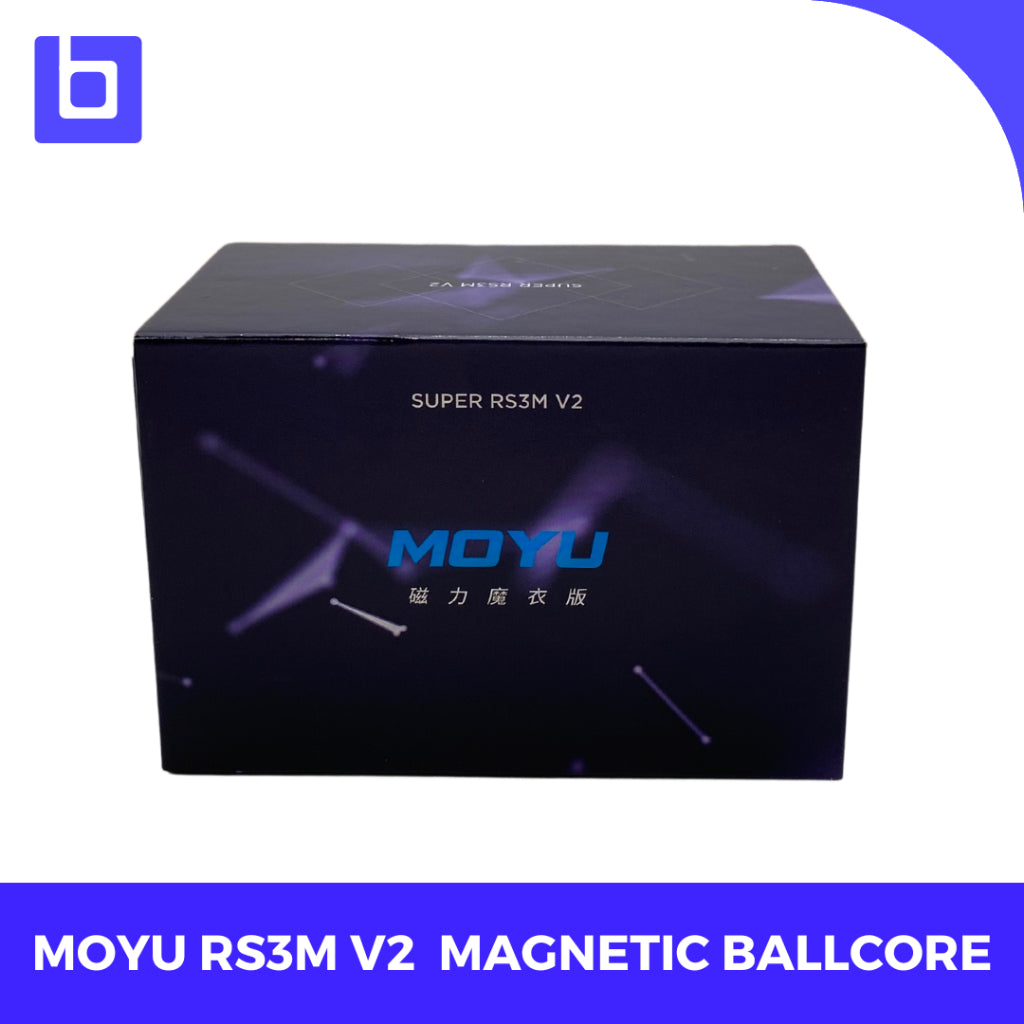 Cube 3X3 - MOYU SUPER RS3M V2 BALLCORE UV COATED STIKERLESS